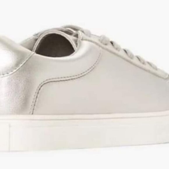 Silver and white sneakers ~ Size 8 - Picture 5 of 5